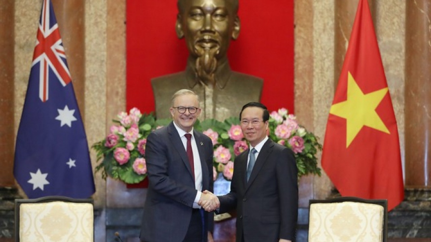 President Vo Van Thuong hosts Australian Prime Minister